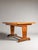 Swedish Grace Mahogany and Birch Burl Marquetry Dining Table, Sweden, 1930s, in Very Good conditions. Designed 1920 to 1949