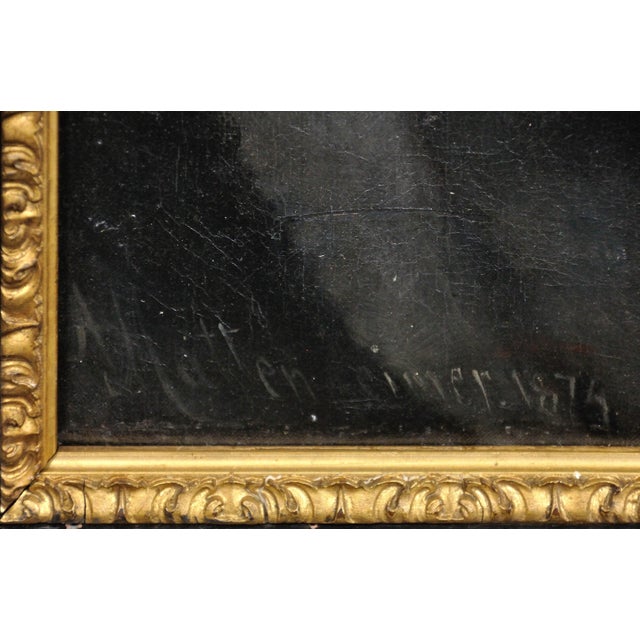 Albin Mattenheimer, Self-Portrait, 1875, Oil on Canvas, Framed For Sale - Image 3 of 18