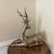 1970s 1970s Hollywood Regency Style Nickel-Plated Recumbent Deer For Sale - Image 5 of 7