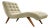 Brazilian Modern Chaise Lounge in Caviúna and Light Aloe Sage Mohair, 1950s For Sale