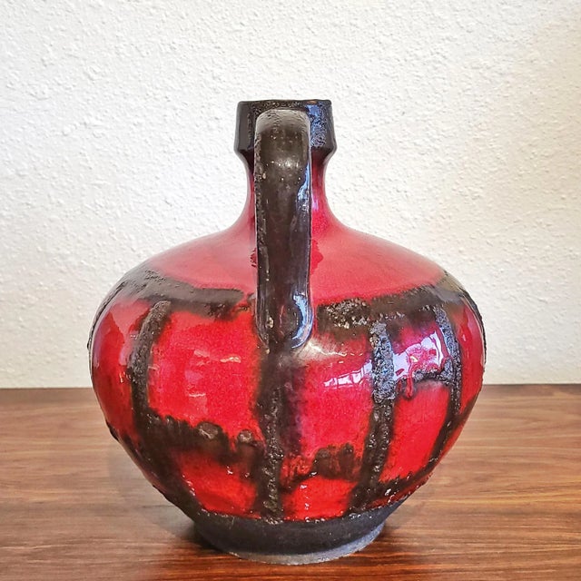 Mid-Century Modern Ruscha Keramik 'Costa' Decor Jug Vase Nr. 340 For Sale - Image 3 of 9