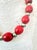 Sherpa Glass Coral and Silver Beaded Necklace For Sale - Image 4 of 4