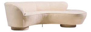 Vladimir Kagan for Directional Mid Century Cloud Sculpted Sofa