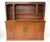2 Pc. Bar Cabinet Walnut Toned Mid Century Deco Regency For Sale - Image 17 of 18
