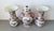 Traditional Set of Three Handworked Polychrome Boch Faience Vases, Premium Belgian Garniture Set For Sale - Image 3 of 11