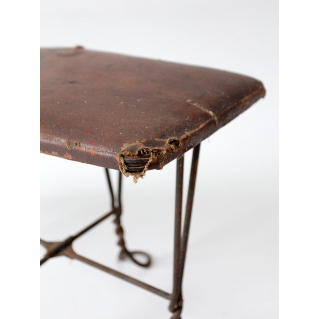 Antique Victorian Shoe Fitting Stool For Sale - Image 16 of 17
