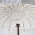 English Anglo-Indian Style White Cotton Umbrella For Sale - Image 3 of 8