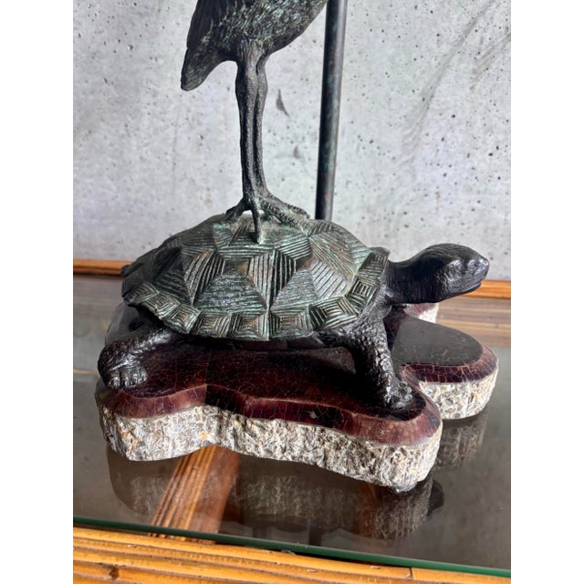 Fantastic vintage table lamp by Maitland-Smith, combining exotic natural materials with a wonderfully whimsical coastal...