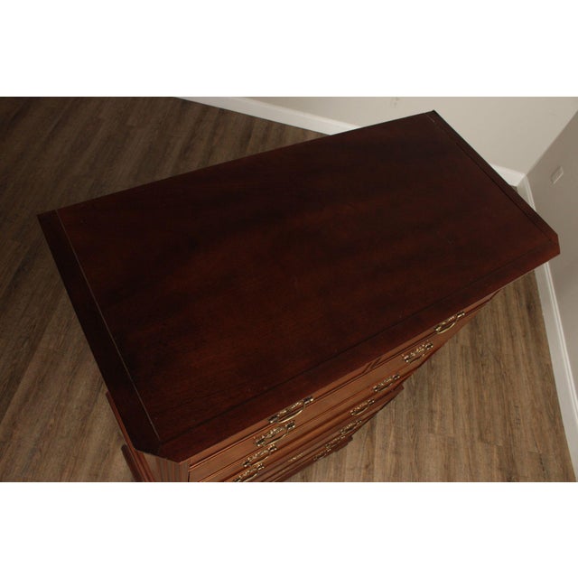 Baker Furniture Company Baker Chippendale Style Mahogany Chest On Chest Highboy For Sale - Image 4 of 18