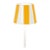 Zafferano Ceramic Yellow Striped Shade for Poldina Micro Lido Lamp For Sale