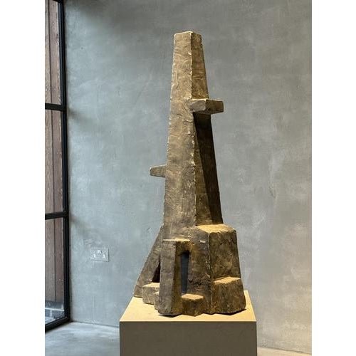 Unknown, Brutalist Sculptures, 1970s, Concrete, Set of 2 For Sale - Image 6 of 11