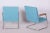 Blue Set of Bauhaus Armchairs by Karel E. Ort, 1930s For Sale - Image 8 of 11
