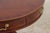 Baker Round Mahogany Pedestal Drum Table For Sale - Image 10 of 16