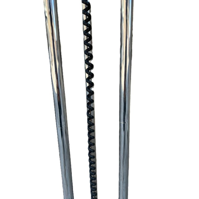 Space Age Floor Lamp in Murano Glass and Steel, 1960s For Sale - Image 9 of 12