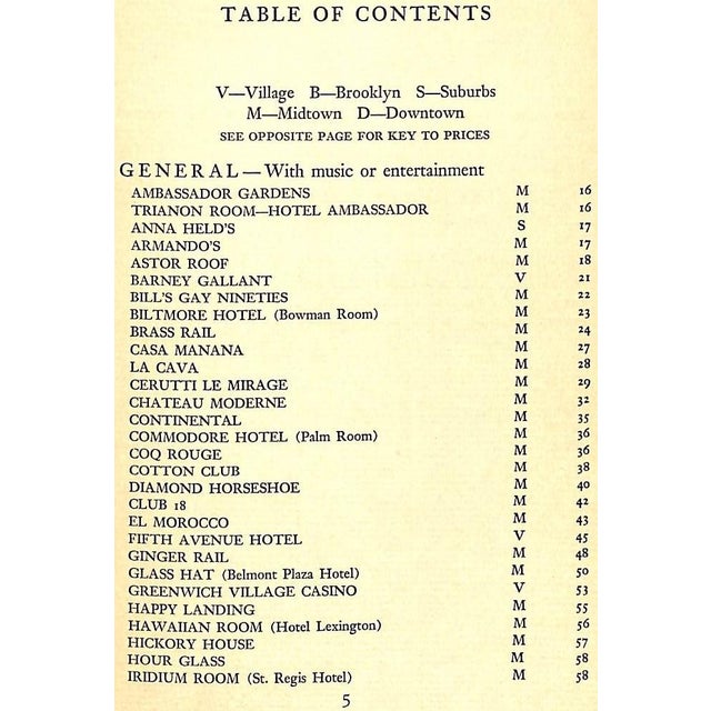 Paper "Where to Dine in Thirty-Nine: With 200 Recipes by Famous Chefs" 1939 Ashley, Diana For Sale - Image 7 of 12