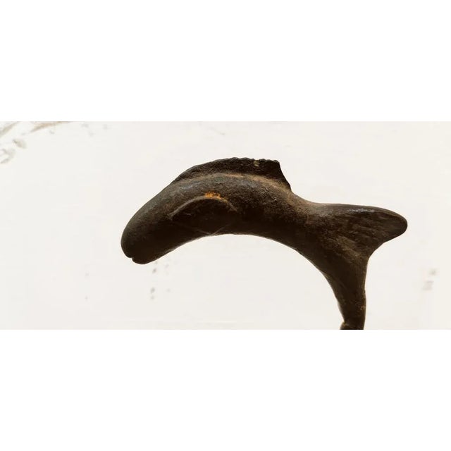 Italian Black-Brown Wood Holder For Sale - Image 5 of 8