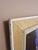 Mid-Century Modern 'Blue Division' Vintage Original Abstract Oil Painting by Swedish Painter Hans Osswald (1919-1983), Framed For Sale - Image 6 of 14