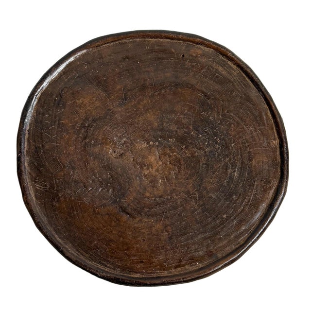 Tribal Mid 20th Century Tribal Modern Vintage Bamileke Stool / Side Table For Sale - Image 3 of 5