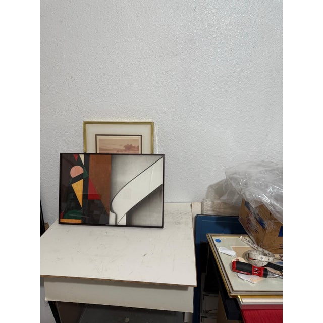 1970s John Hultberg, 1970s Bay Area Figurative Abstract Lithograph Serigraph Greenhouse John Hultberg, 1978 For Sale - Image 5 of 16