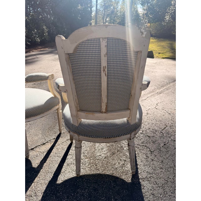 Wood Pair of Louis XVI Armchairs Ca 1780 For Sale - Image 7 of 9