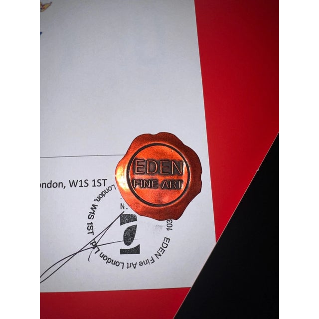 David Kracov 'My Heart Is All a Flutter' 3 Layer Metal Wall Sculpture With Coa For Sale - Image 12 of 13