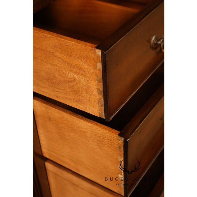 Late 20th Century Kittinger Chippendale Style Mahogany Long dresser For Sale - Image 5 of 18