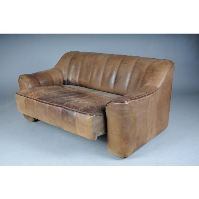 DS44 2-Seater Sofa in Buffalo Leather from de Sede, 1970s For Sale - Image 13 of 18