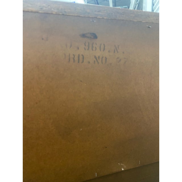 Burnt Umber 60s Mid Century Modern Nightstand a Pair . For Sale - Image 8 of 12