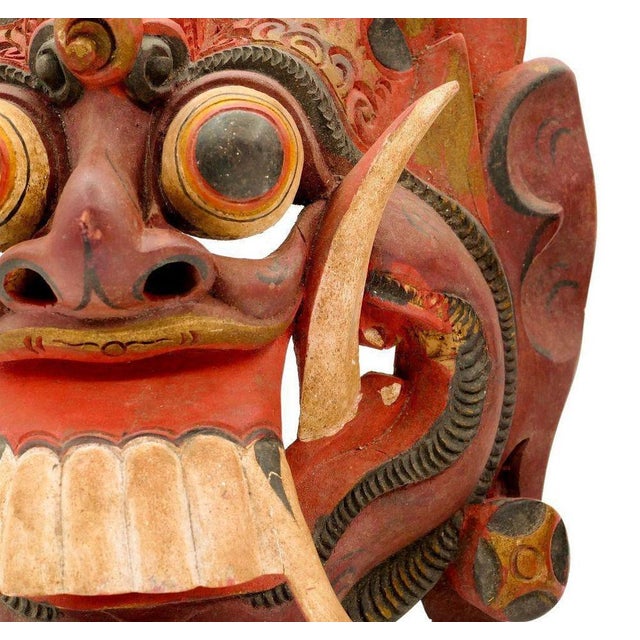 These Kumba Karna Masks are tribal decorative objects realized in the Indonesian island of Bali, during the second half of...