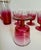Mid-Century Raspberry Ombre Glass Barware Set, Attributed to Blendo For Sale - Image 9 of 12
