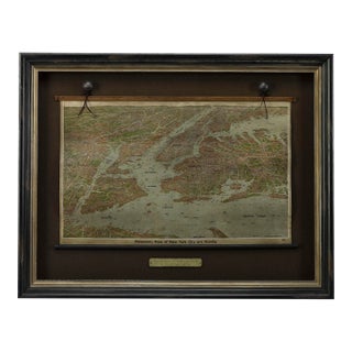 1912 "Panoramic View of New York City and Vicinity" by Jacob Ruppert For Sale