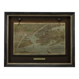 1912 "Panoramic View of New York City and Vicinity" by Jacob Ruppert