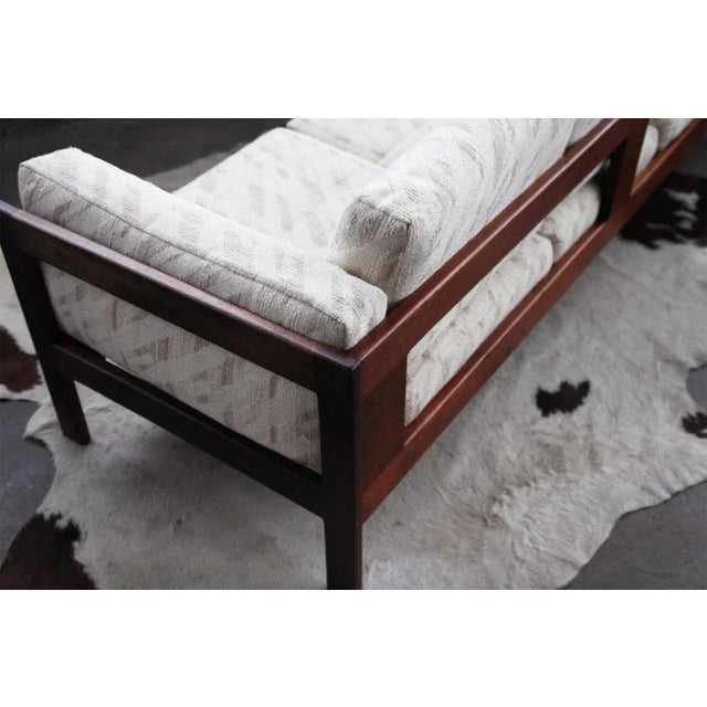 Postmodern Bastiano Sofa with Upholstered Cushions attributed to Tobia Scarpa for Knoll, 1960s For Sale - Image 9 of 13