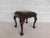 Feldenkreis Chippendale Style Mahogany Frame Needle Point Bench For Sale - Image 12 of 12
