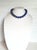 Blue Royal Lapis Lazuli Necklace With Vintage Porcelain Cameo Clasp, 18-Inches For Sale - Image 8 of 10