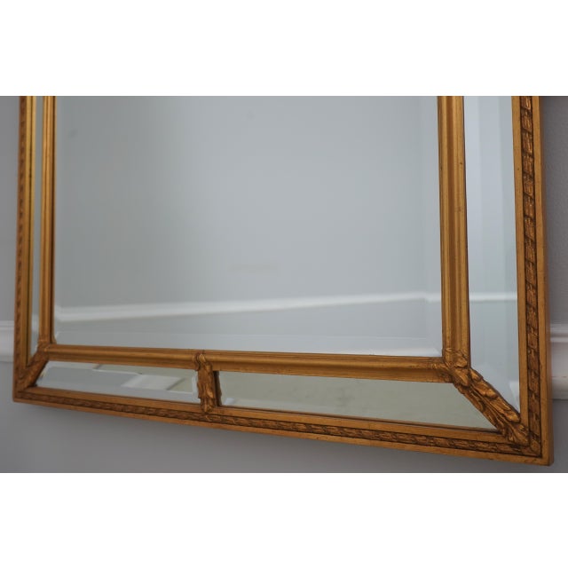 Carvers' Guild Carvers Guild Adam Style Gold Frame Mirror For Sale - Image 4 of 12