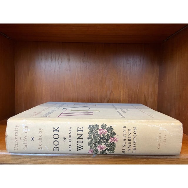 Signed 1984 1st Ed Sotheby Book of California Wine - Multi-Author Signatures For Sale - Image 4 of 7