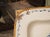 This large pair of Italian square plates are both marked on the back, and the hand painting on the front of each plate...