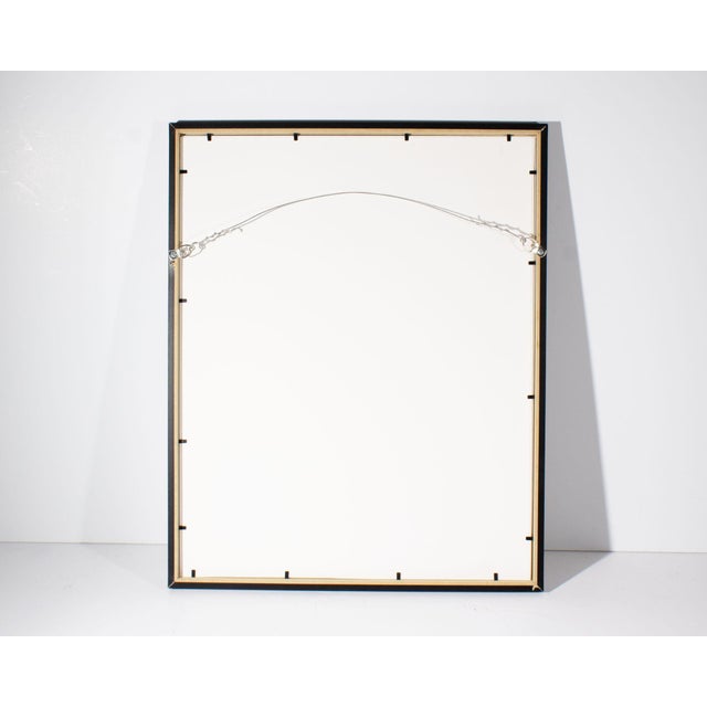 Black 1982 “Fisherman in a Rainstorm” Abstract Etching by Art Hansen For Sale - Image 8 of 8