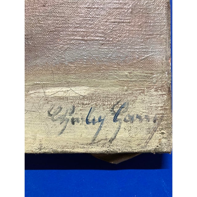 Charley Garry, Still Life with Ceramics and Dahlias, 1920s, Oil on Canvas For Sale - Image 3 of 16