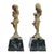 19th Century Art Nouveau Carmen & Mignon Bronze Figures on Plinths - Pair For Sale - Image 10 of 14