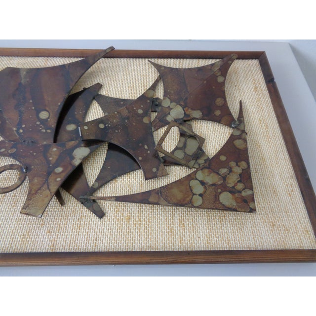 Brutalist Metal Wall Panels by Henrik Horst, Denmark, 1960s, Set of 2 For Sale - Image 17 of 18