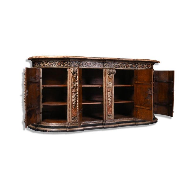 Baroque Venetian Baroque Sideboard, Italy, 1730 For Sale - Image 3 of 11