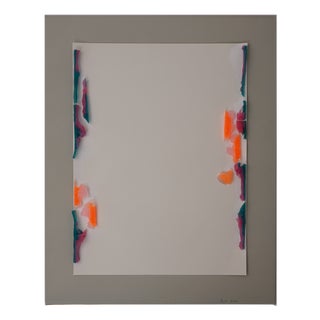 Frank Piasta, Abstract Composition, 2016, Artwork in Silicone on Paper For Sale