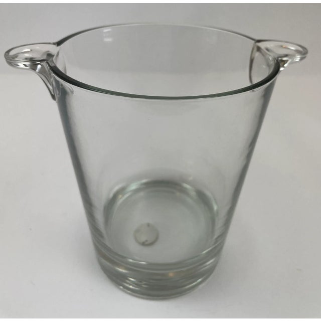 Vintage Glass Crystal Ice Bucket by Cristal d'Arques France For Sale - Image 9 of 9