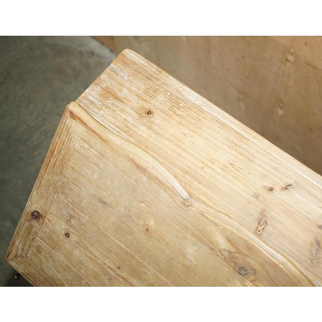 Swedish Rustic Hand-Painted Pine Drop Front Chest of Drawers witht Secretary For Sale - Image 13 of 18