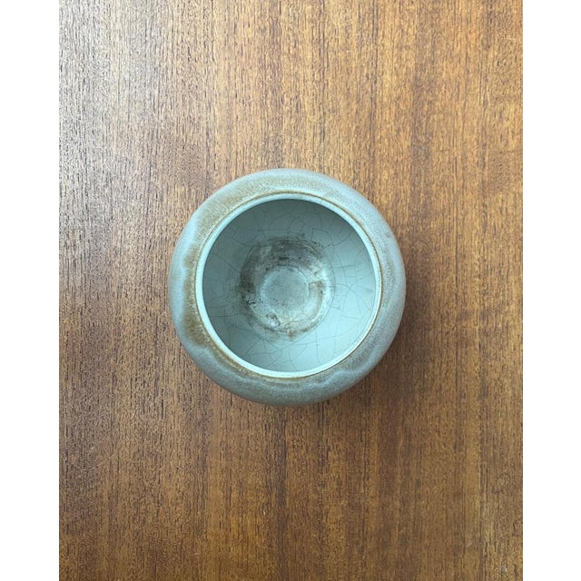 Mid-Century German Minimalist Studio Pottery Vase by Hildegard and Peter Delius for Hamelner Kunsttöpferei, 1960s For Sale - Image 4 of 14