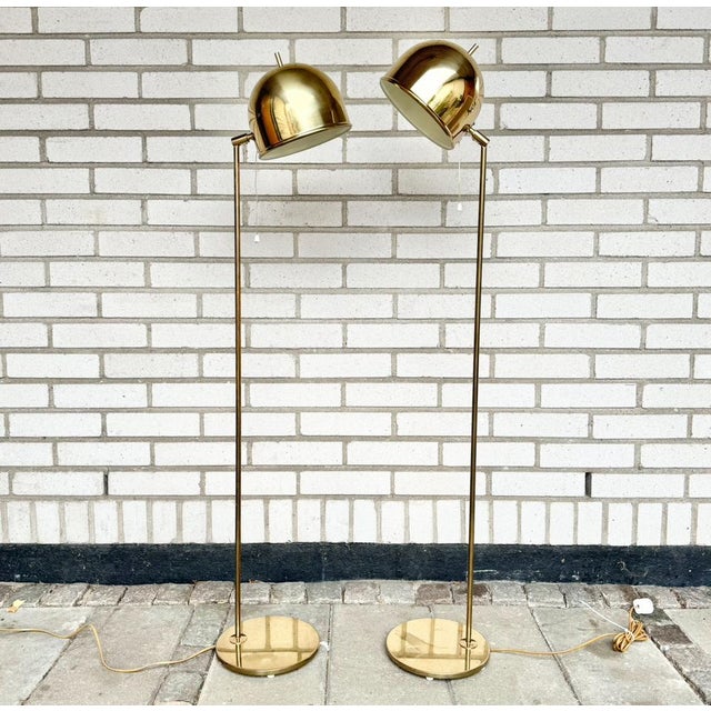 Mid-Century Modern Model G-075 Floor Lamps from Bergboms, 1960s, Set of 2 For Sale - Image 3 of 18