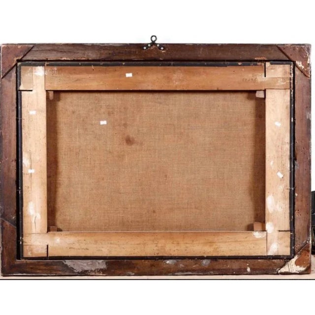 17th Century Italian School "Saint Joseph and the Child" oil painting on canvas 95cm x 67cm measures without frame frame...