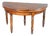 Half-Moon Opening Console Table in Walnut, 1800 For Sale